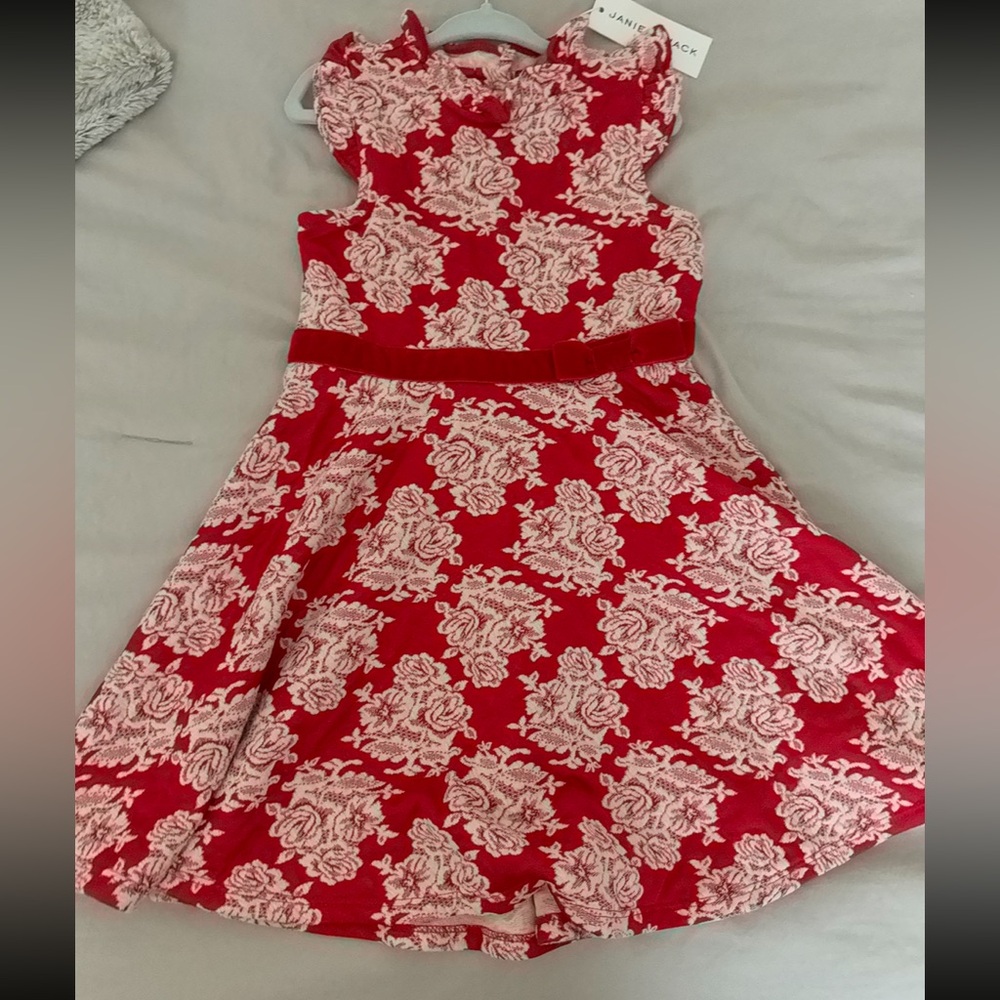 Janie and jack red floral